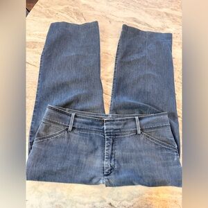 Lee Natural Straight Leg Jeans Women’s 14 Petite Mid-Rise Stretch Denim